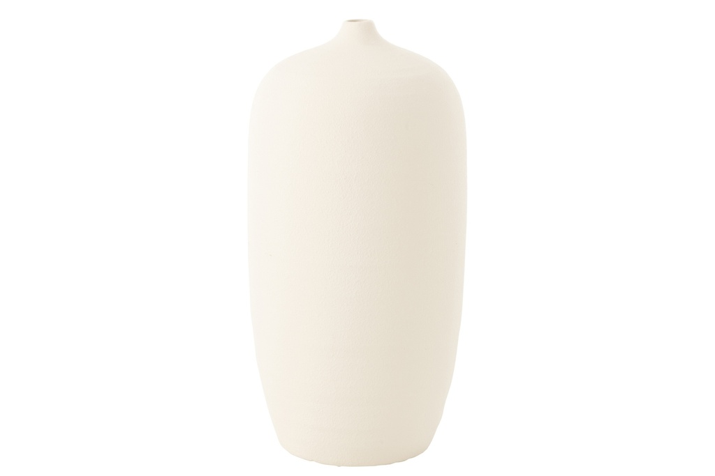 Vase Cassia Ovale Argile Blanche