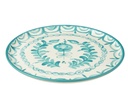 Assiette Granada Céramique Blanc/Aqua