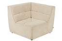 Sofa Corner Grid Poplar Wood/Foam