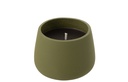 Outdoor Candle Cyra Cement Green
