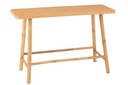 Console rectangulaire en canne/bois de sapin naturel