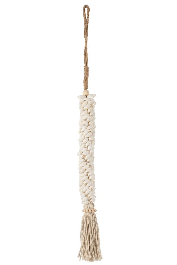 Cintre Coquillages Corde Blanche Coton