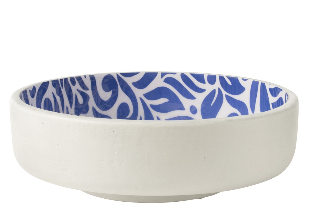 Salad Bowl Floral Pattern Mango