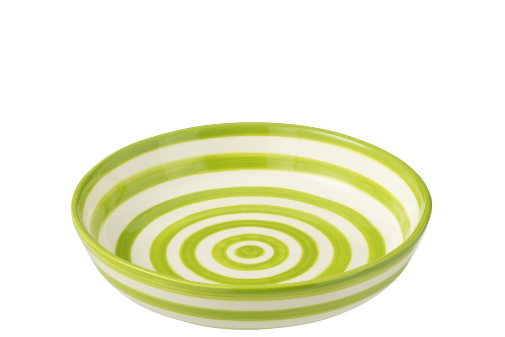 Bowl Granada Stripes Low Ceramic