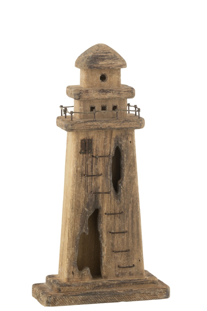 Lighthouse Paulownia Wood Dark Natural