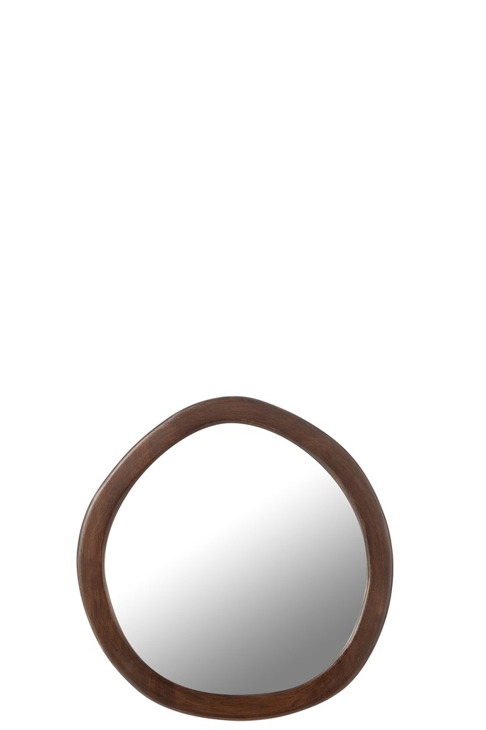 Miroir Whisp Bois de manguier/MDF Marron