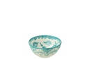 Bowl Granada High Ceramic White/Aqua