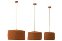 Lot de 3 lampes suspendues Moonj