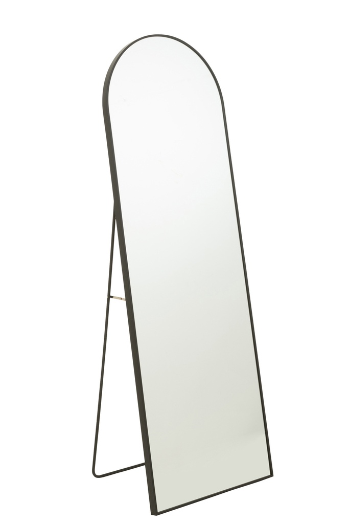 Mirror On Foot Rounded Gl/Met