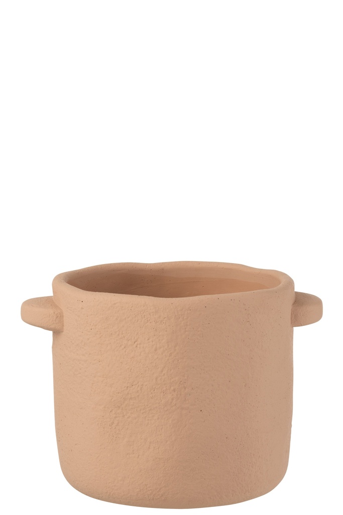 Pot Gustave Ciment Marron Clair