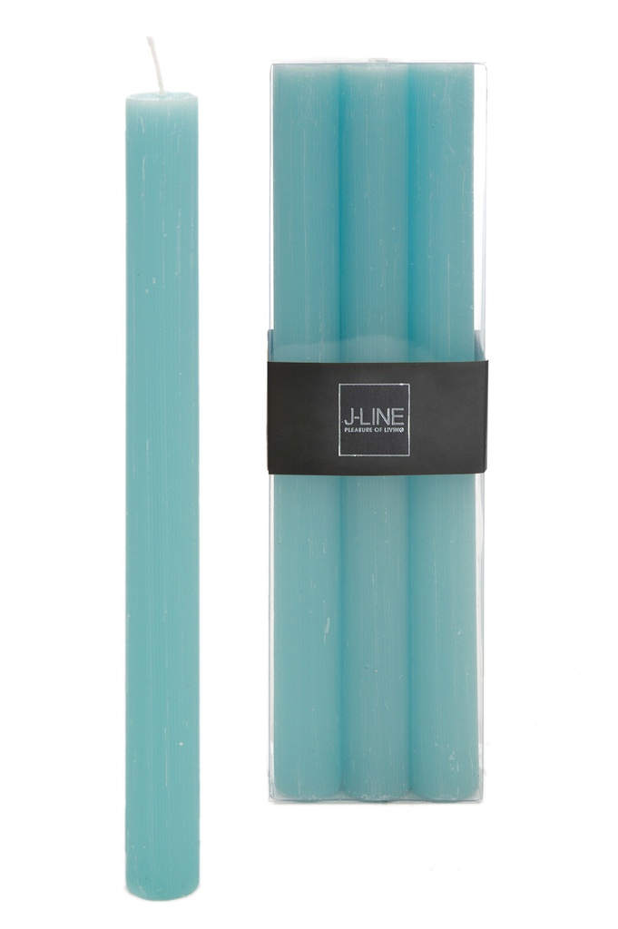 Coffret 6 Bougies de Table Azur