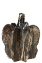 Vase Naga en céramique marron/noir grand format