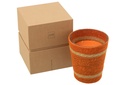 Scented Candle Basket Wax Orange