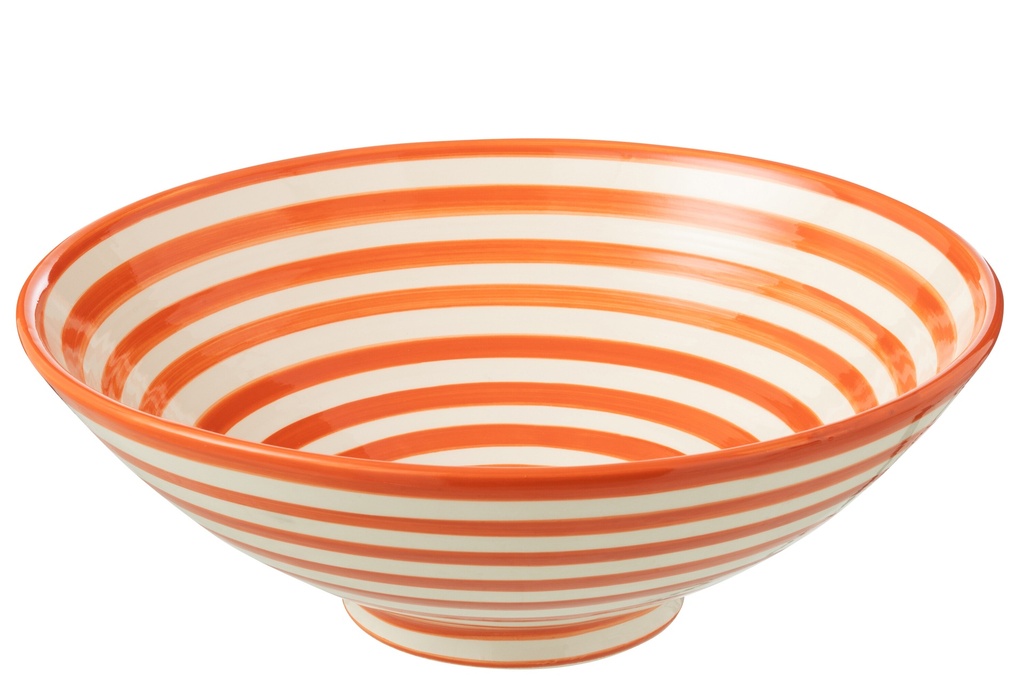 Lebrillo Bowl Granada Stripes Ceramic