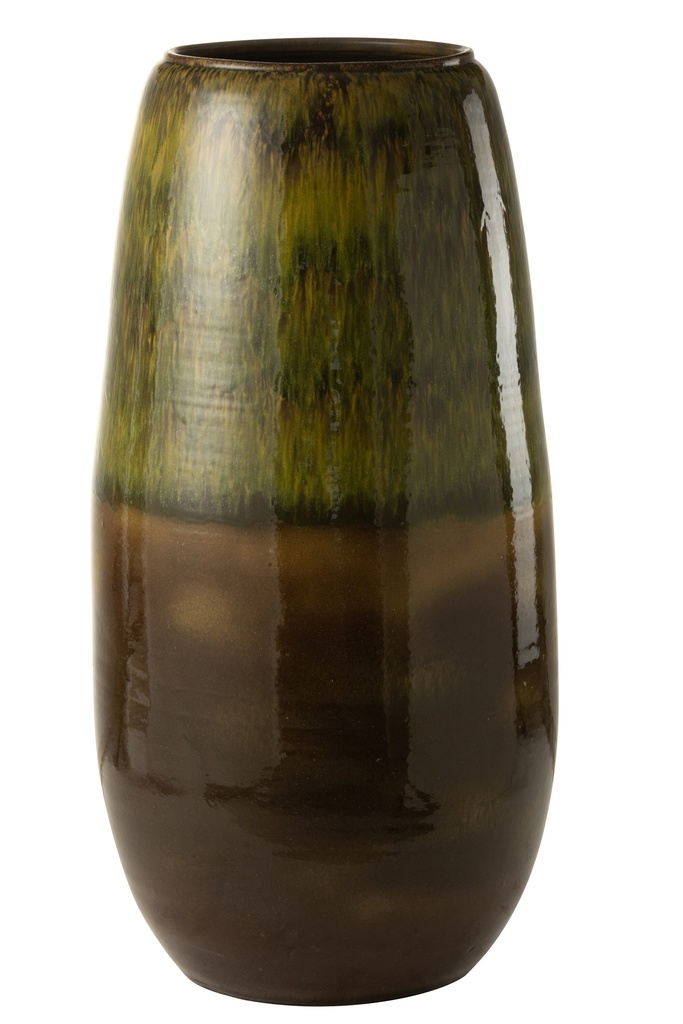 Vase Olive Céramique Vert Grand