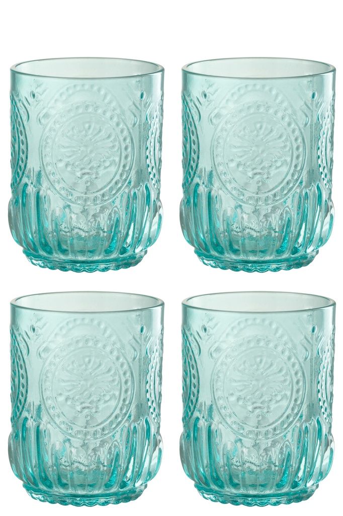 Coffret cadeau 4 verres à boire Maya