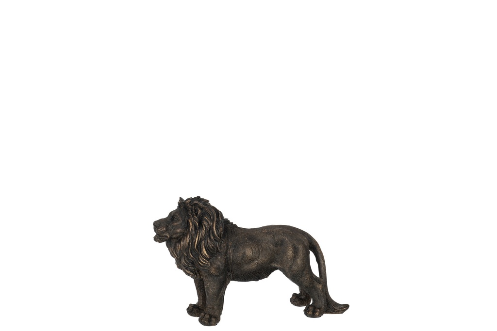 Lion Poly Bronze Petit