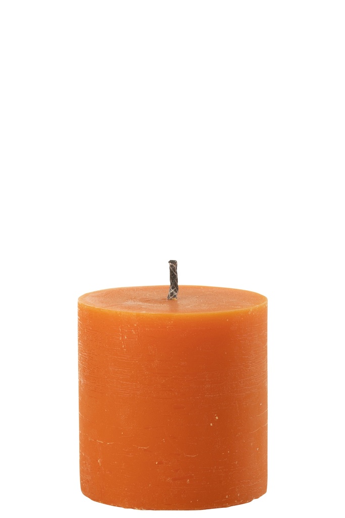Outdoor Candle Pillar Paraffin Orange
