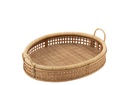 Plateau Pick Rotin/Bambou Naturel Petit