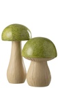 Lot de 2 champignons d'extérieur Mgo