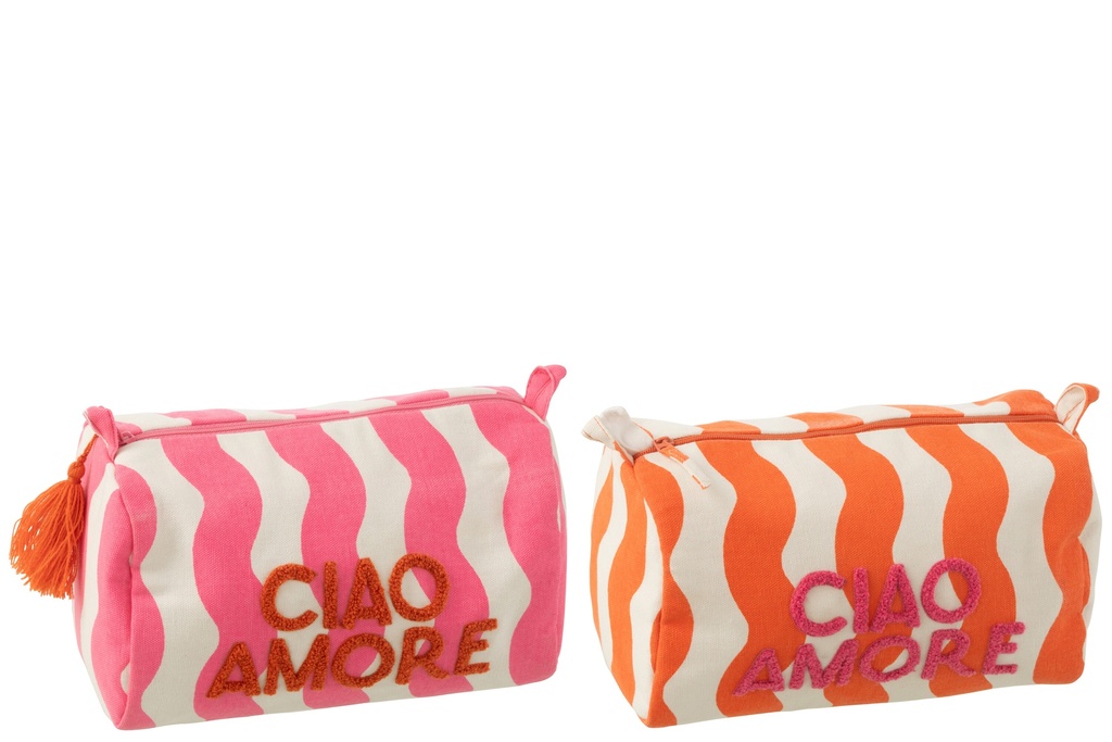 Toilet Bag Ciao Amore Cotton