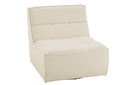Armchair Swivel Square Foam Ecru