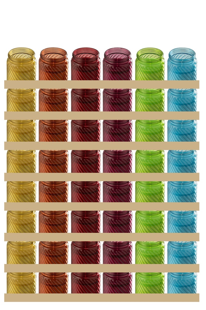 Palette 192Pcs Bougies parfumées Popa