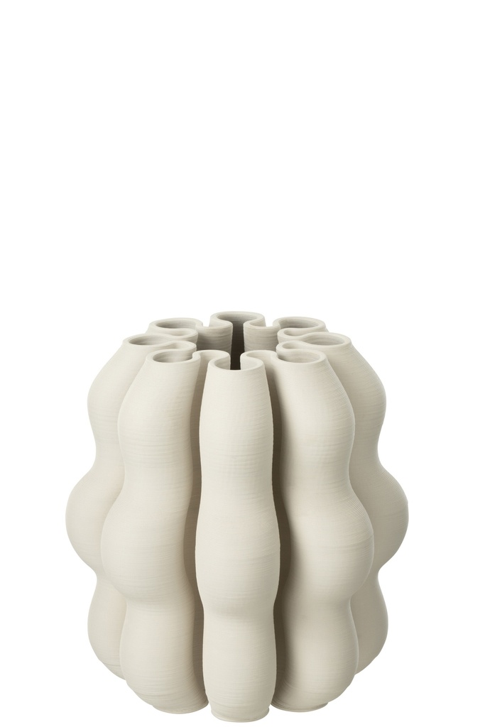 Vase Naos Céramique Beige Petit