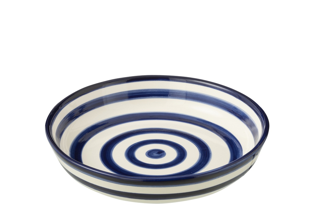 Bowl Granada Stripes Low Ceramic