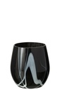 Verre effet fumée Hurricane noir/blanc