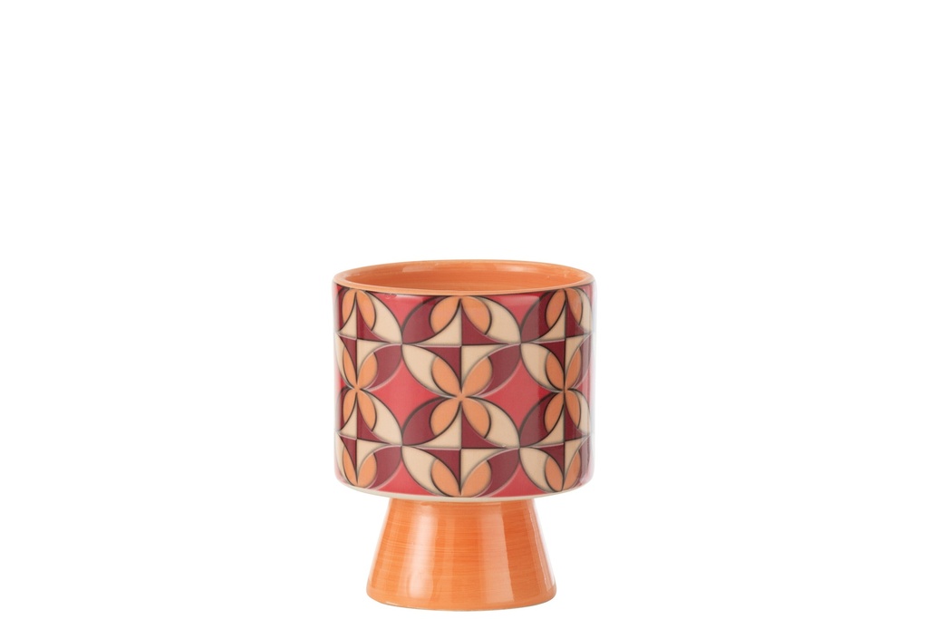 Flowerpot On Foot Trivial Ceramic