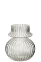 Vase Kano en verre transparent petit