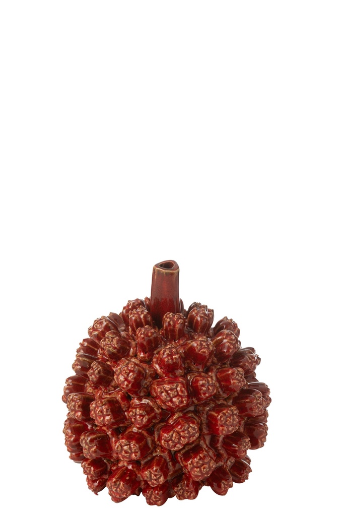 Vase Saki Céramique Rouge Petit