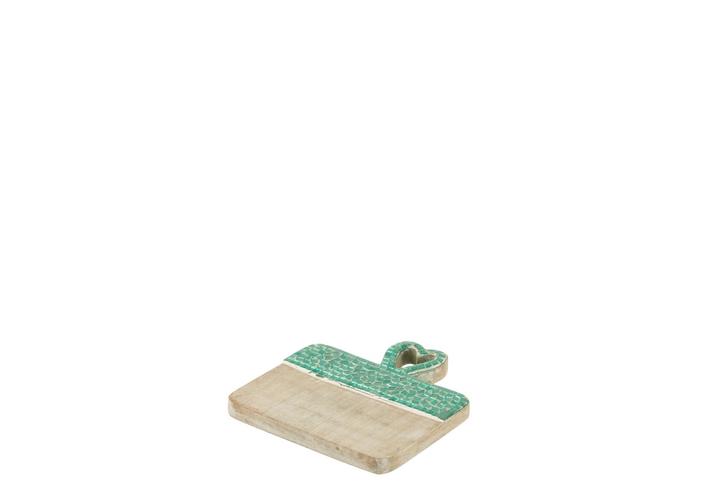 Planche de service en mosaïque de bois de manguier