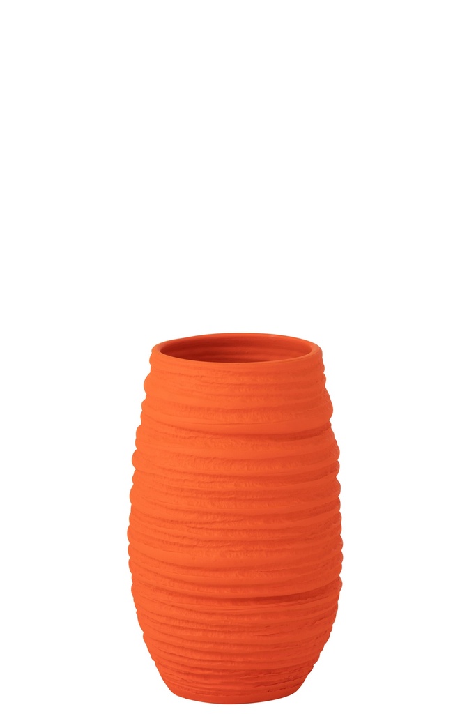 Vase Fiesta Céramique Orange Grand