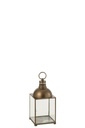 Lantern Hagrid Glass/Iron Bronze S
