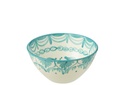 Bowl Granada High Ceramic White/Aqua