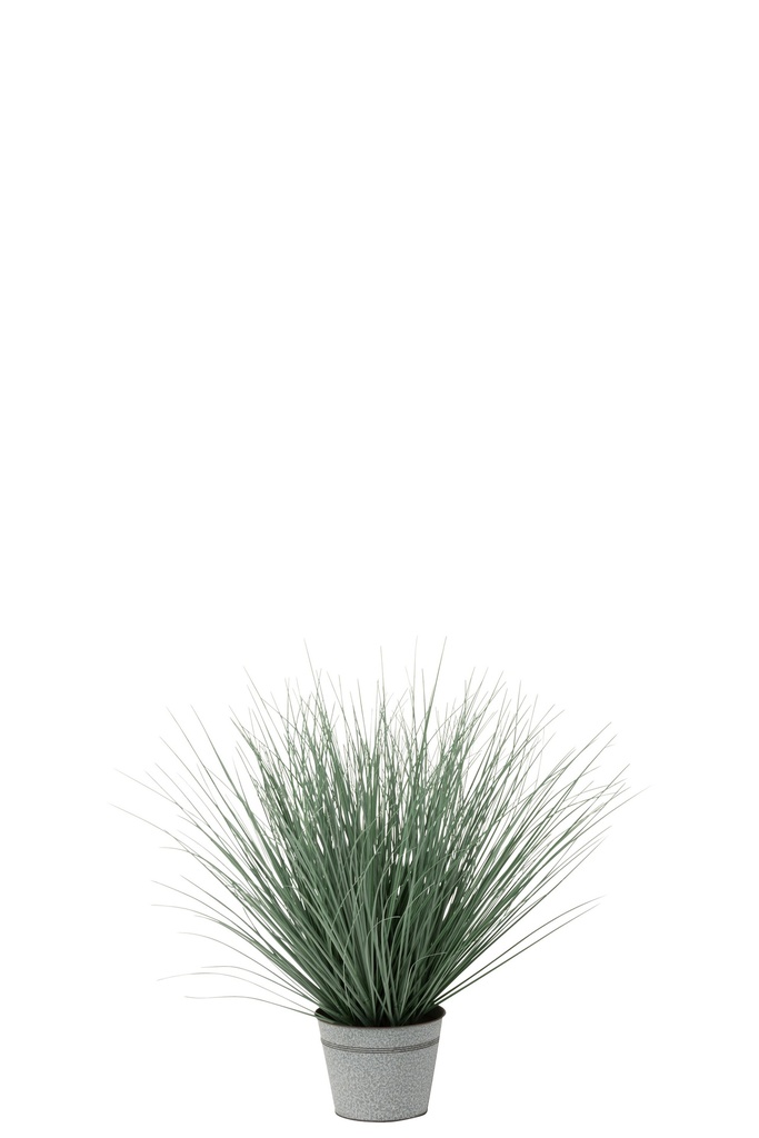 Grasses In Pot Metal Plastic