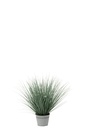 Grasses In Pot Metal Plastic