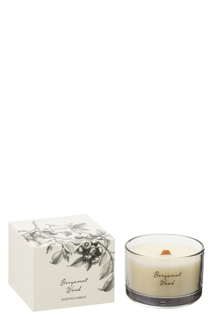 Bougie parfumée Bois de bergamote Noix de coco