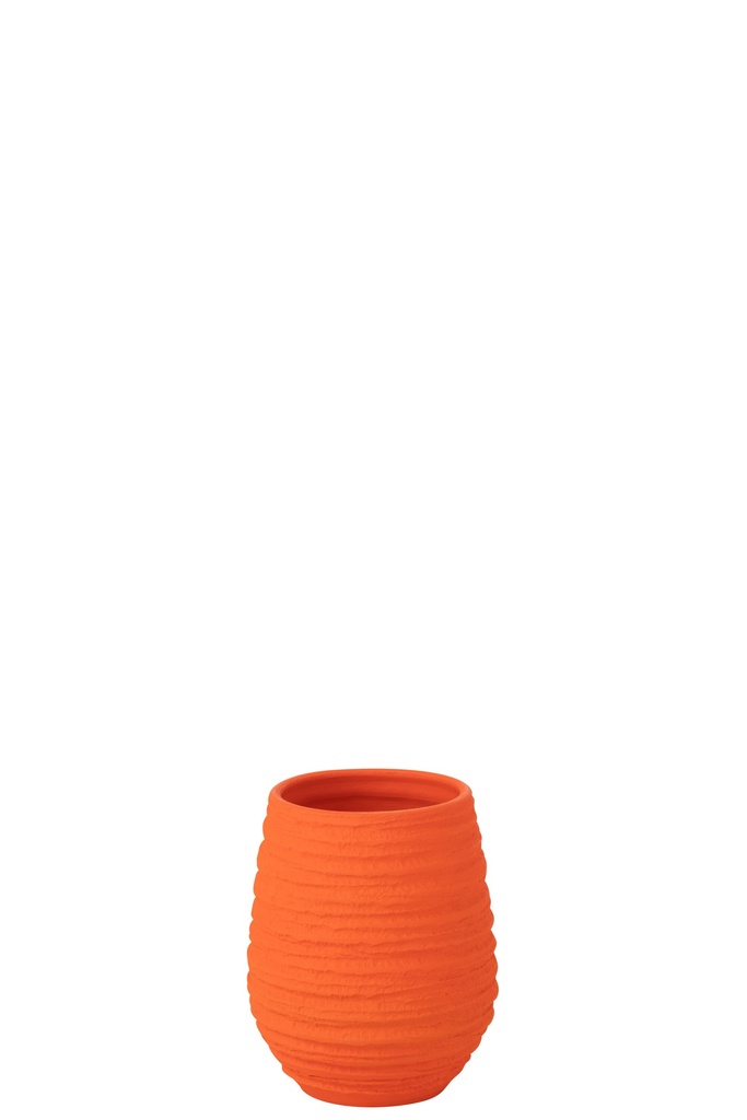 Vase Fiesta Céramique Orange Petit