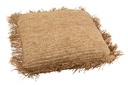 Cushion Square Raffia Natural Large
