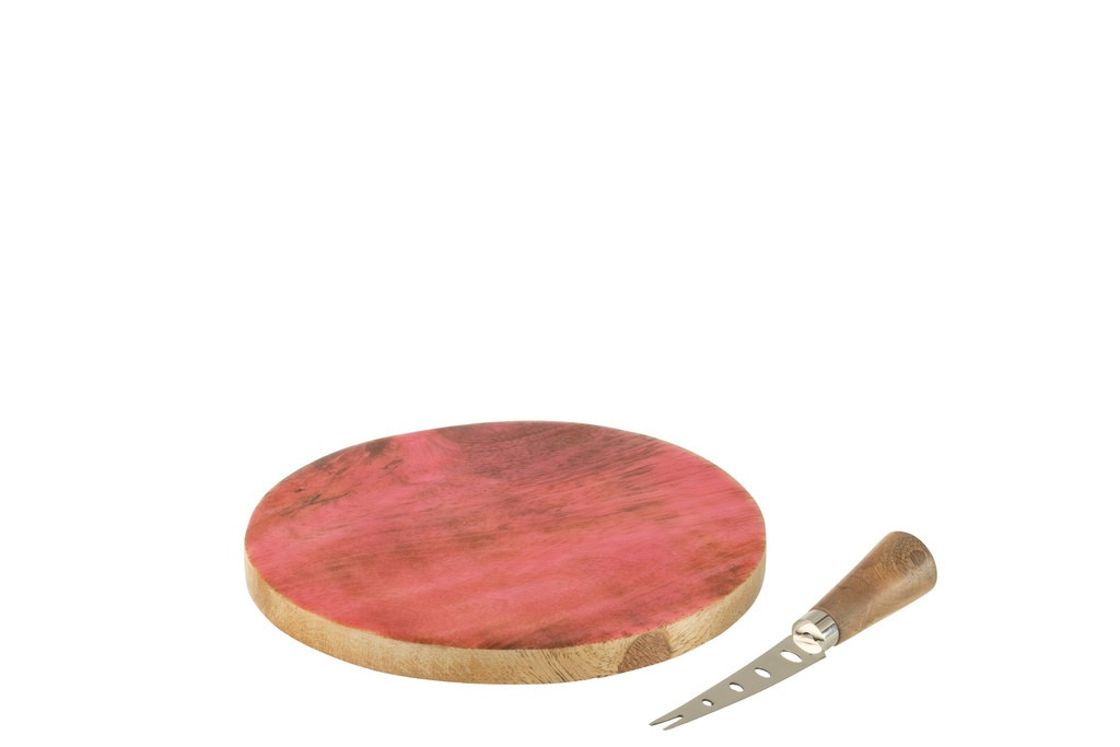 Cheese Board+ Knife Round Mango