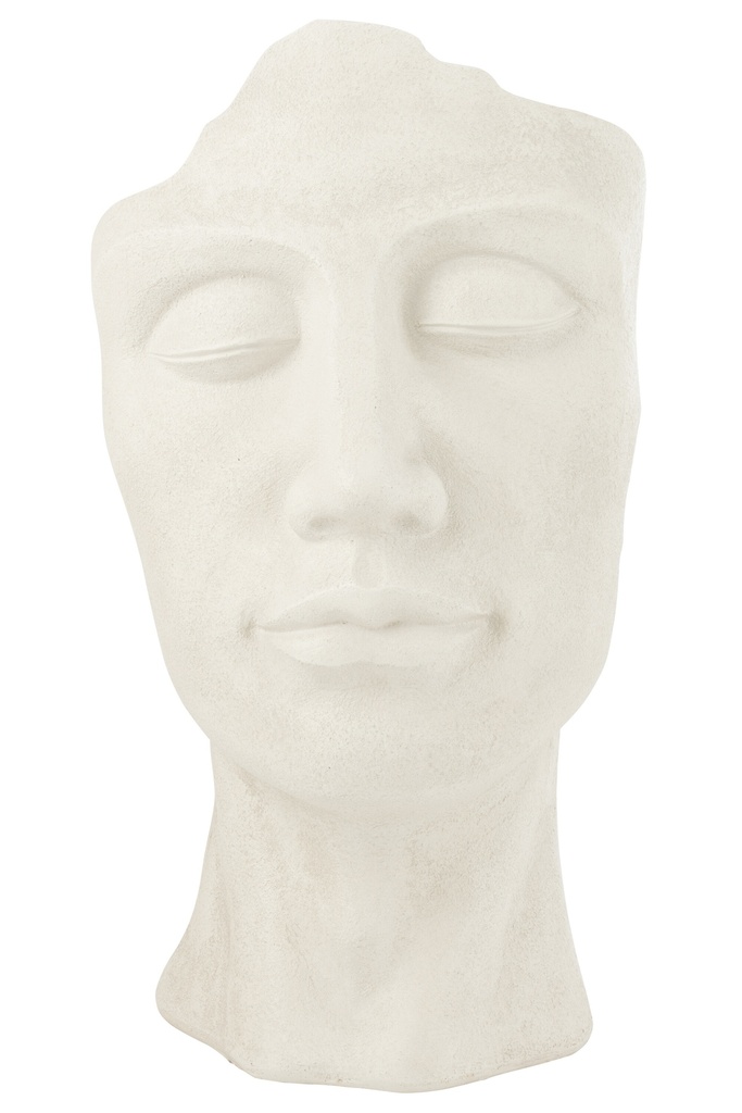 Flower Pot David Clay White