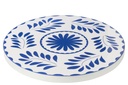 Tray Turning Round Floral Pattern