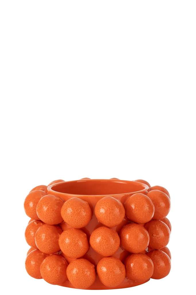 Pot de fleurs Oranges Céramique Orange Moyen
