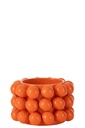 Flowerpot Oranges Ceramic Orange Medium