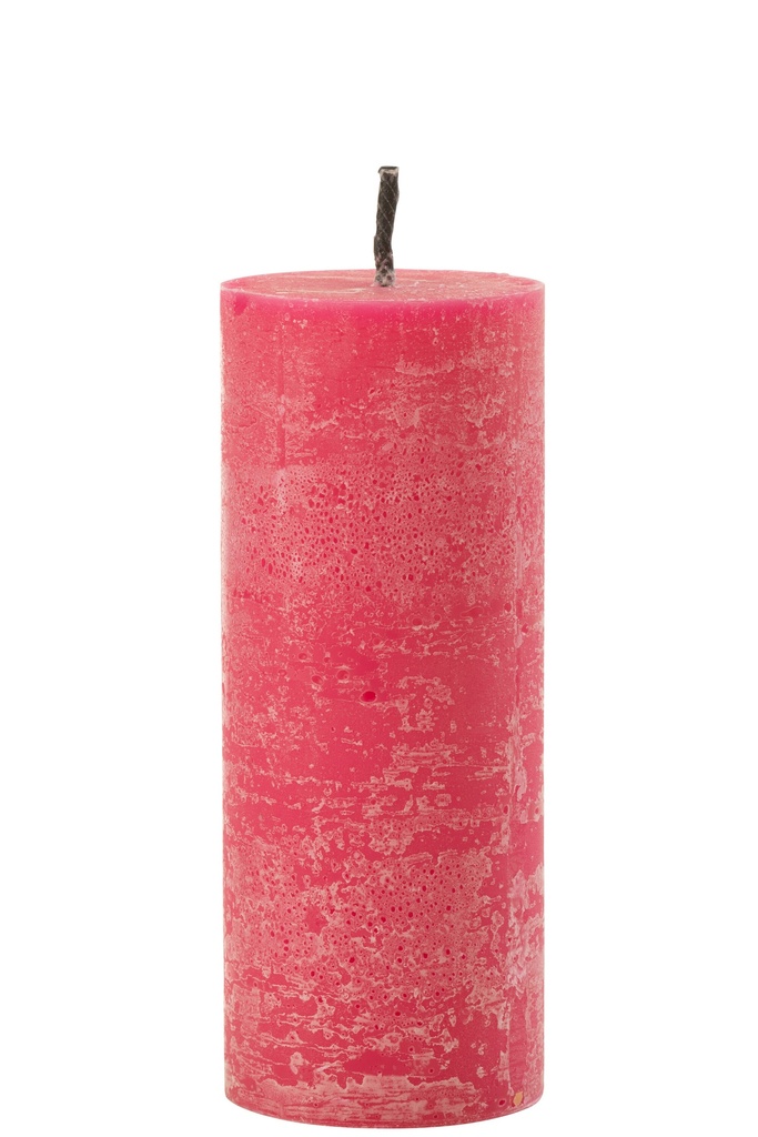 Outdoor Candle Pillar Paraffin Pink