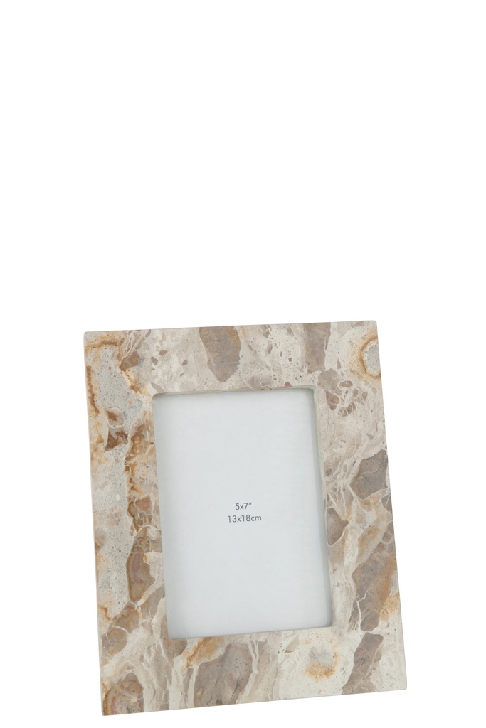 Photo Frame 13X18 Marble Beige