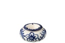 Ashtray Granada Ceramic White/Cobalto Blue